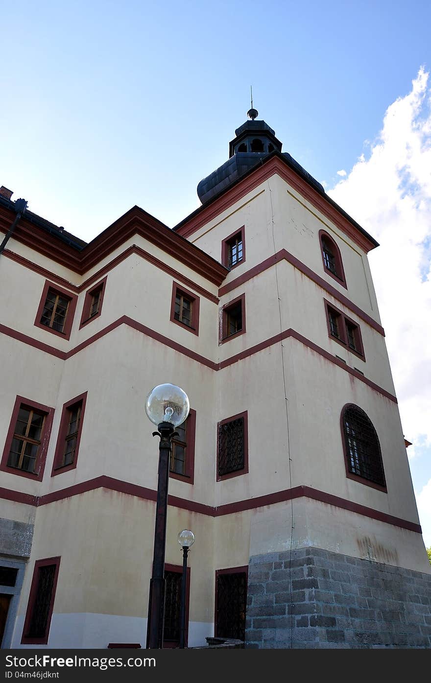 Castle Lnare, czech republic government place, south bohemia