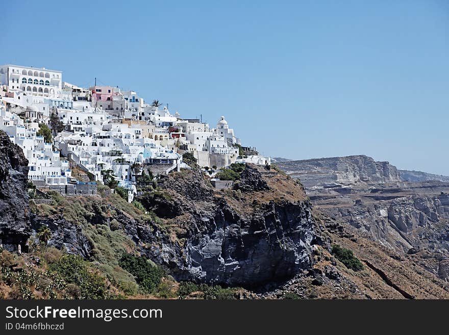 Resort Town On The Hillside