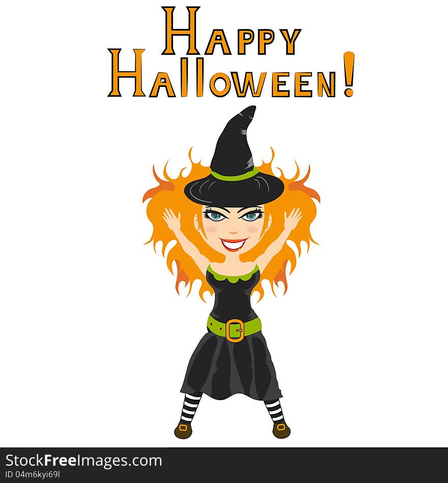 Vector Halloween Witch