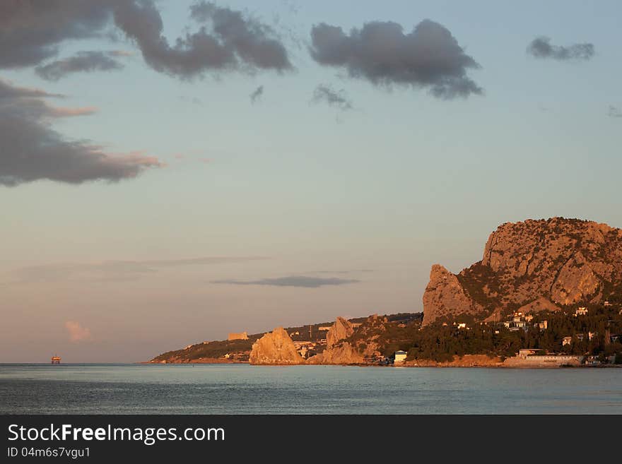 View on the morning Simeiz