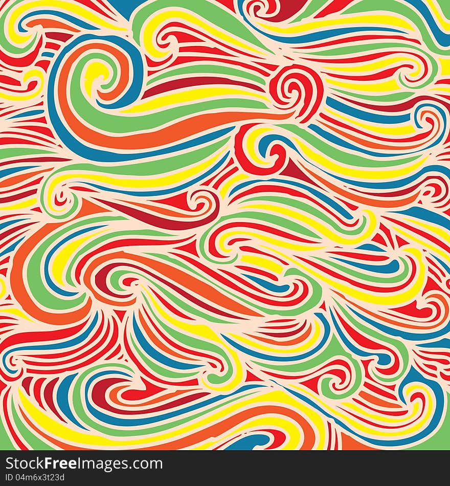 Seamless abstract hand-drawn waves pattern, wavy background. Seamless pattern can be used for wallpaper, pattern fills, web page background,surface textures. Seamless abstract hand-drawn waves pattern, wavy background. Seamless pattern can be used for wallpaper, pattern fills, web page background,surface textures