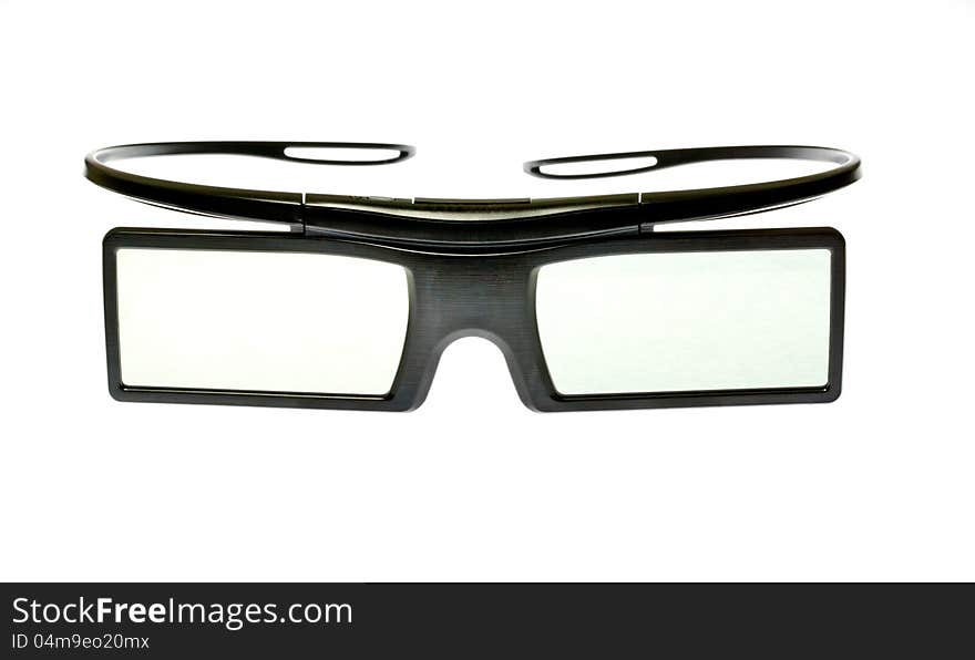 The 3D glass for television