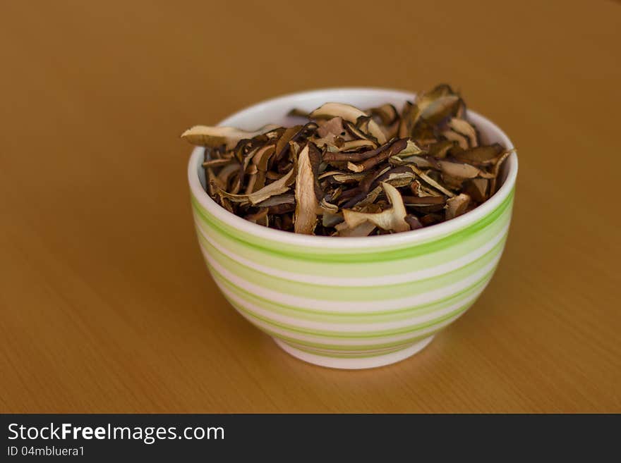 Mushrooms in a bowl