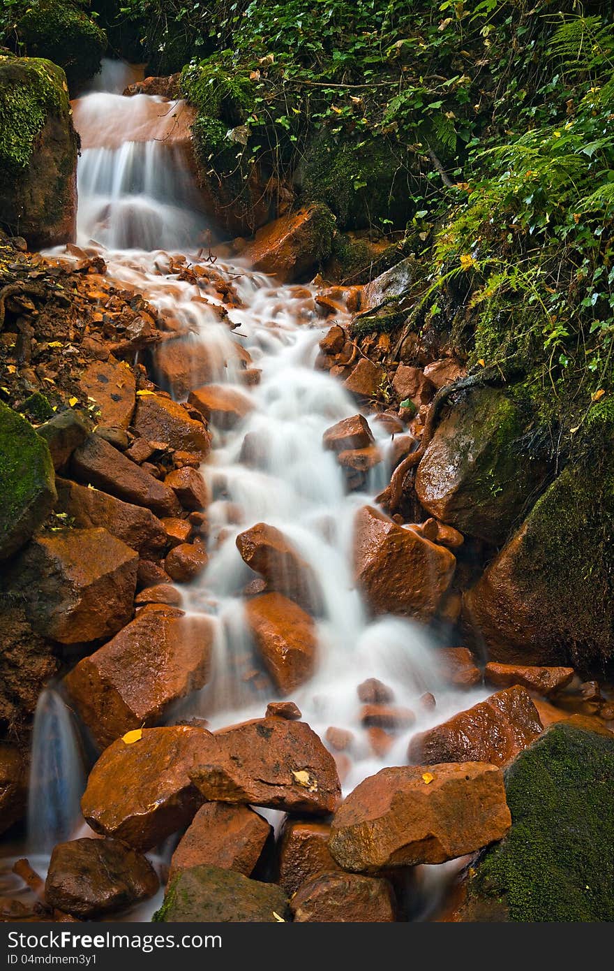 Water Falls in the czech republic.