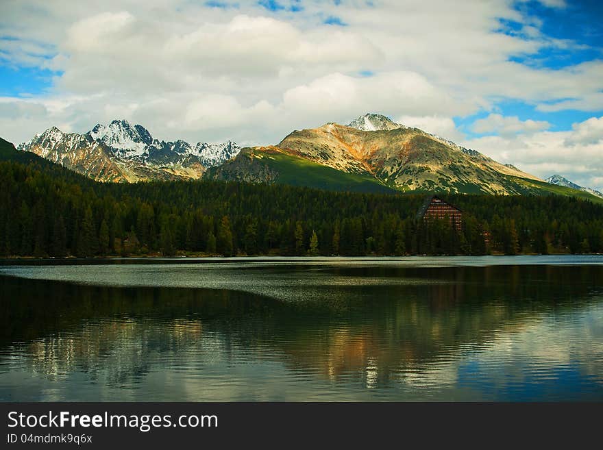 Mountains in the Slovak Tatra Mountains