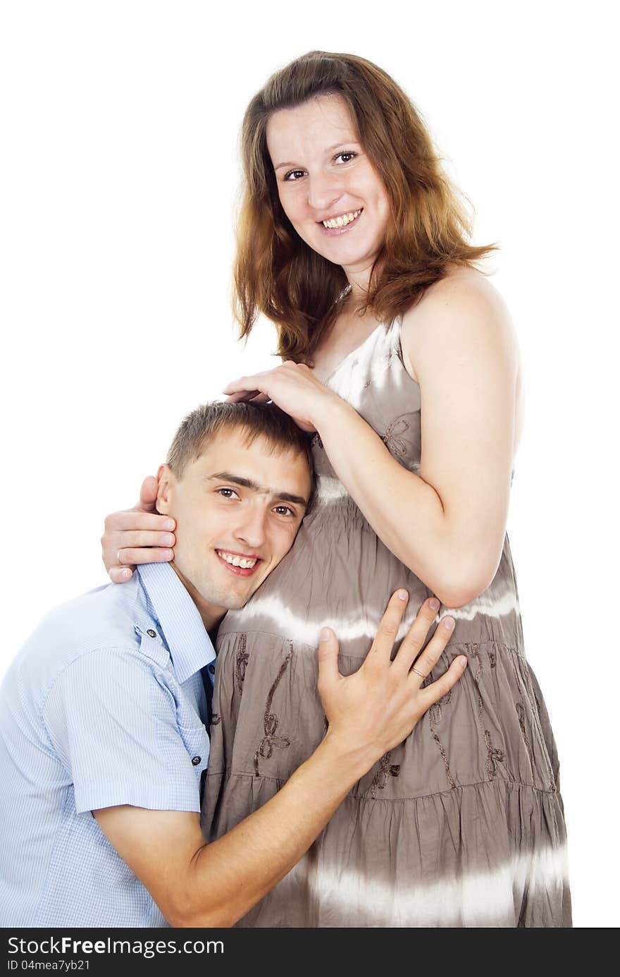 Pregnant Woman With Husband