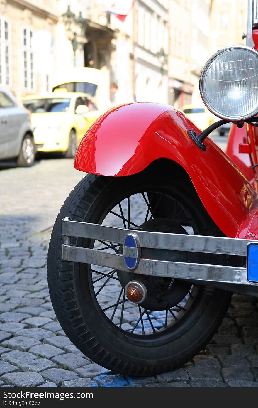 Retro Car Closeup