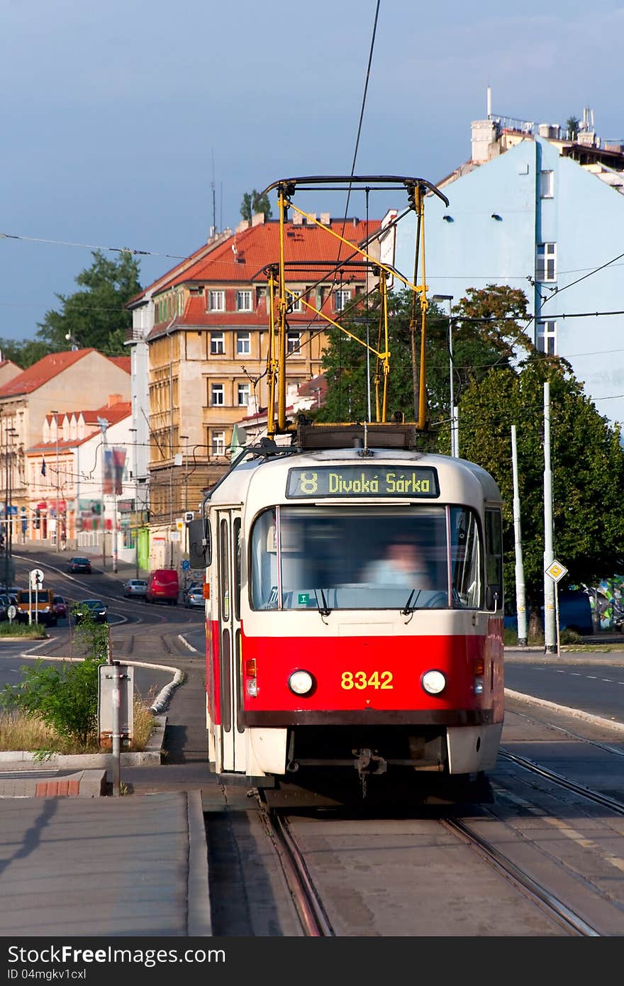 Prague tram