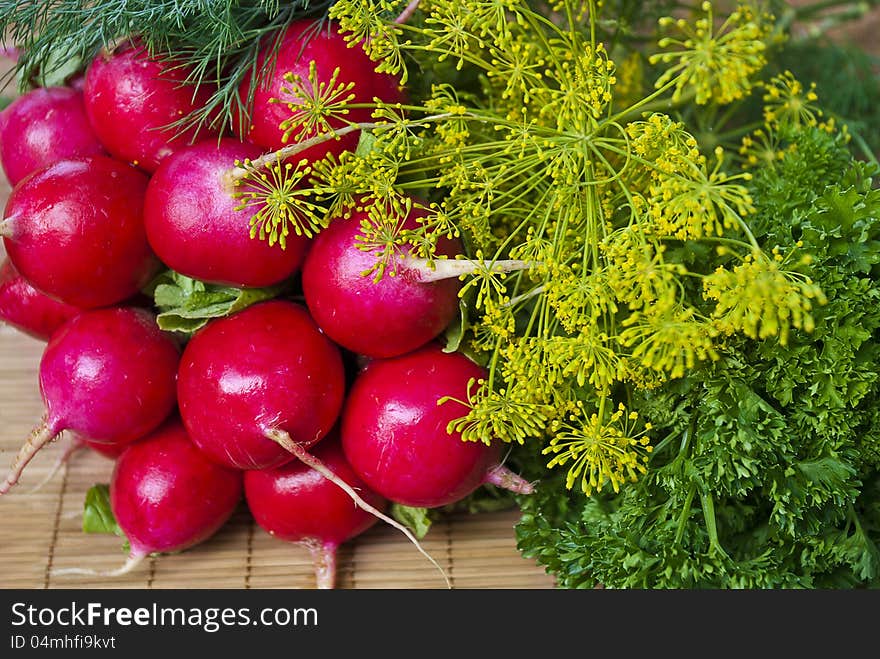 Group of vegetables