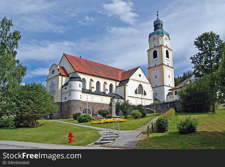 Nice little town on the border between the Czech Republic and Germany. Nice little town on the border between the Czech Republic and Germany.