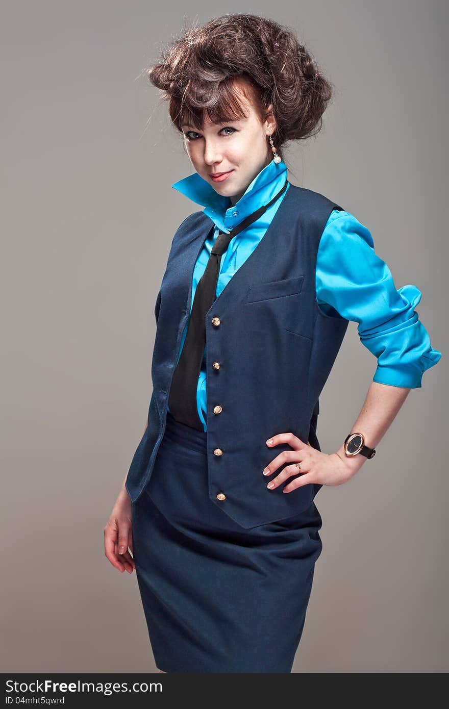 Beatiful stewardess