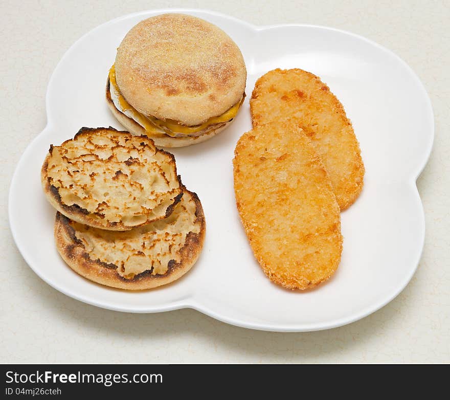 English Beakfast plate on a table image. English Beakfast plate on a table image