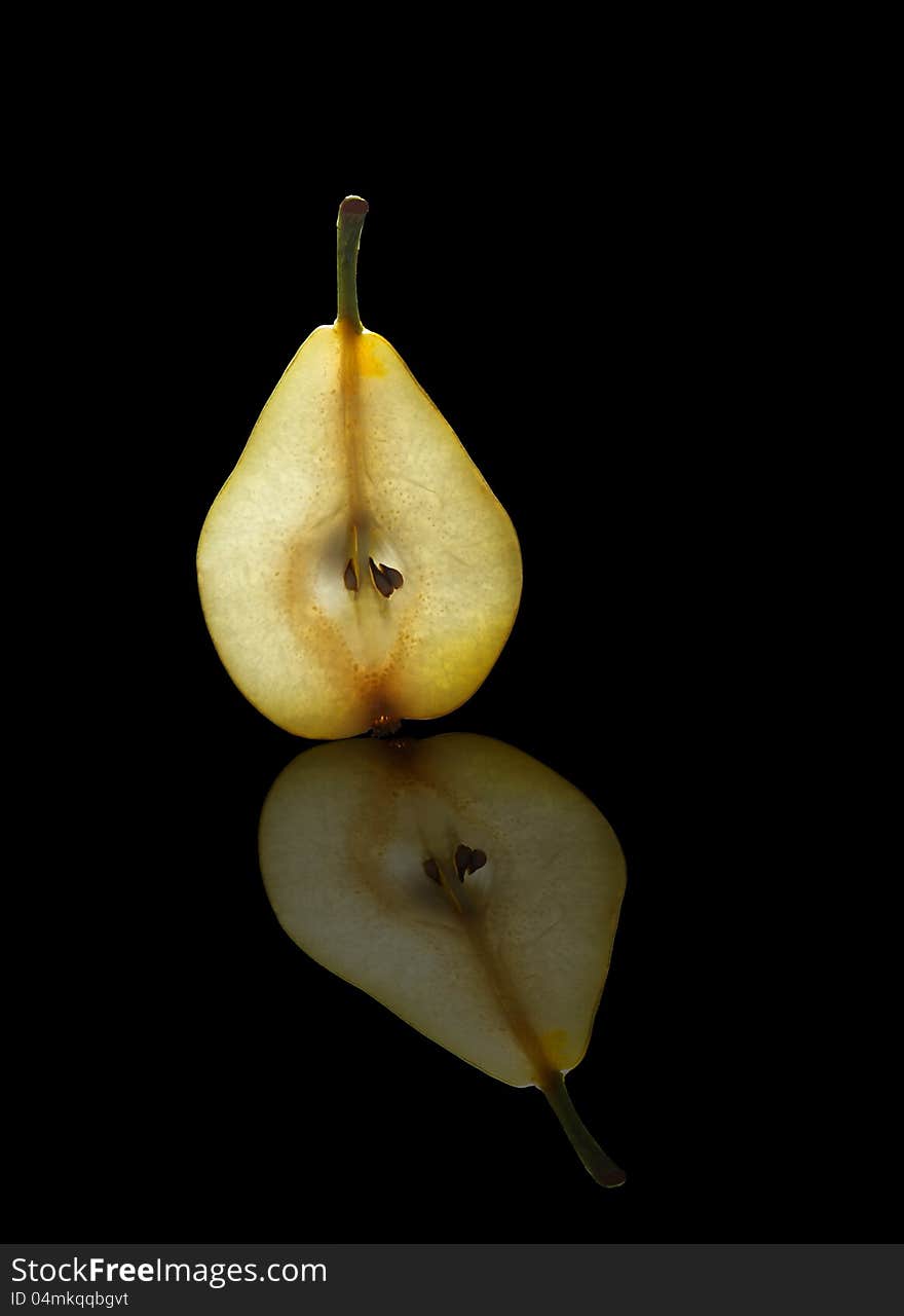 Pear section