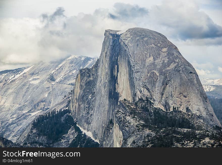 Clouds Over Half Dome