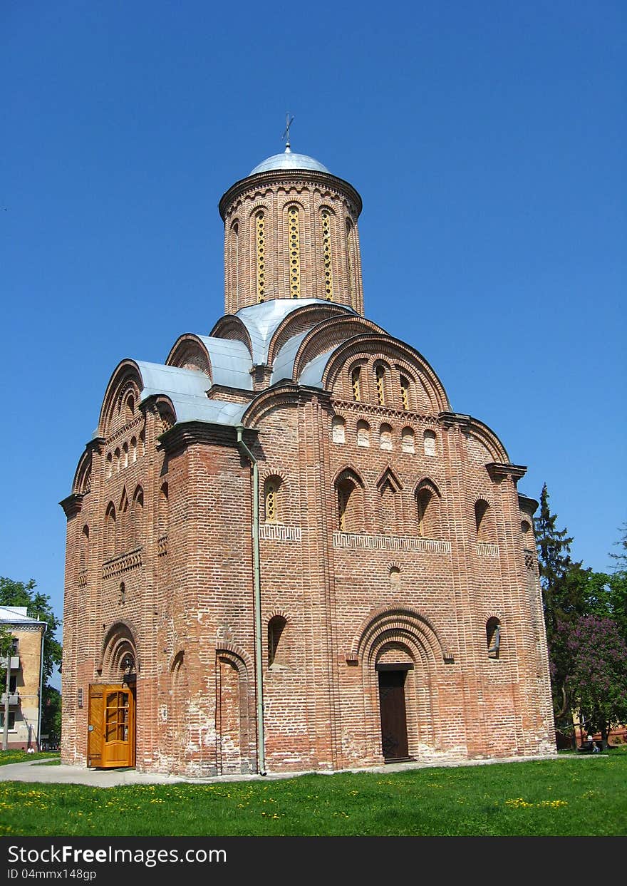 Beautiful church on a background of the blue sky. Beautiful church on a background of the blue sky