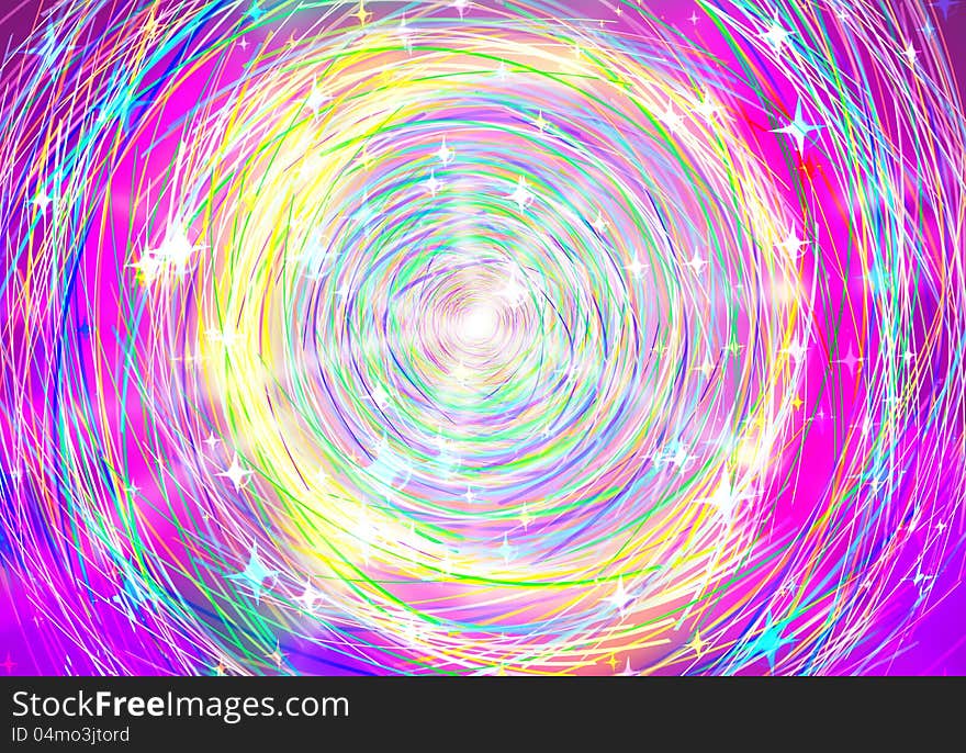Circle lines colorful abstract background