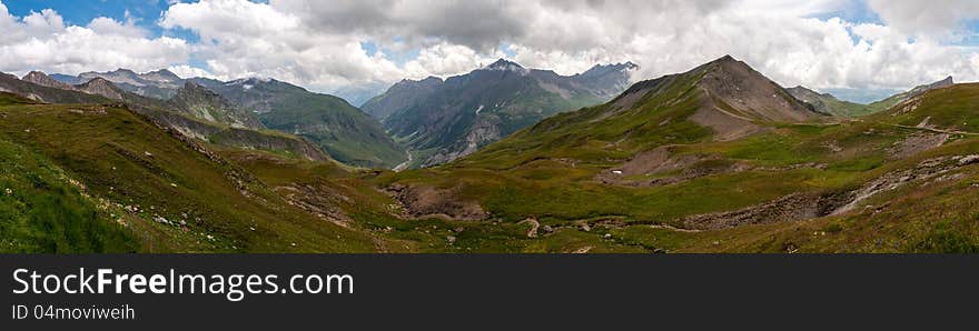 Alps, France &x28;Col du Bonhomme&x29; - Panorama