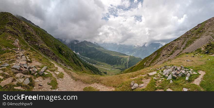 Alps, France &x28;Col De Tricot&x29; - Panorama