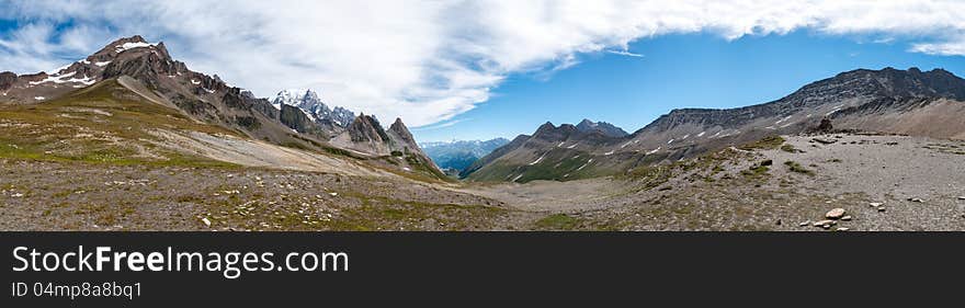 Alps, France &x28;Col De Seigne&x29; - Panorama