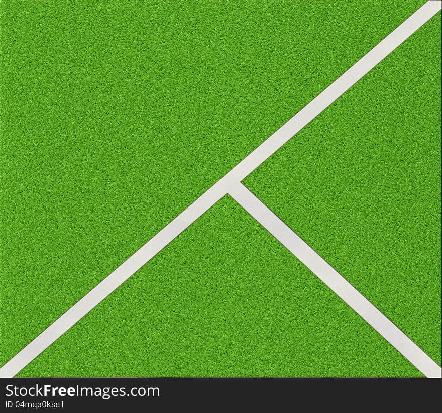 Top View Of Soccer Field