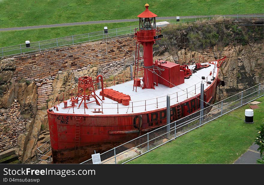 Boat in Dry Dock