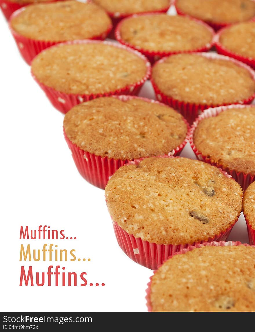 Muffins With Sample Text