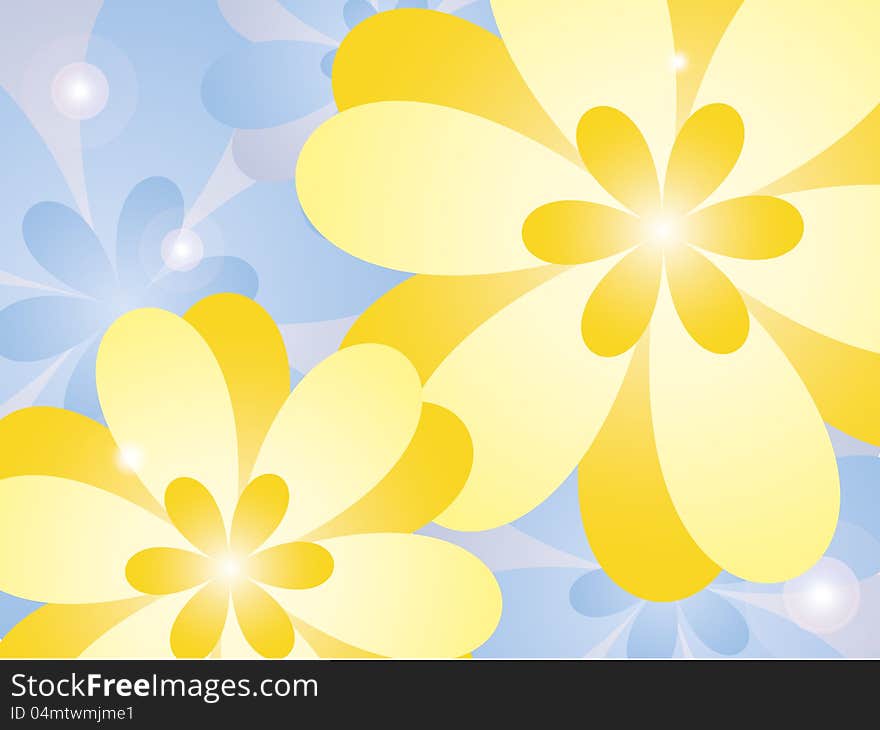 The colorful Flora vector for backgrounds. The colorful Flora vector for backgrounds.