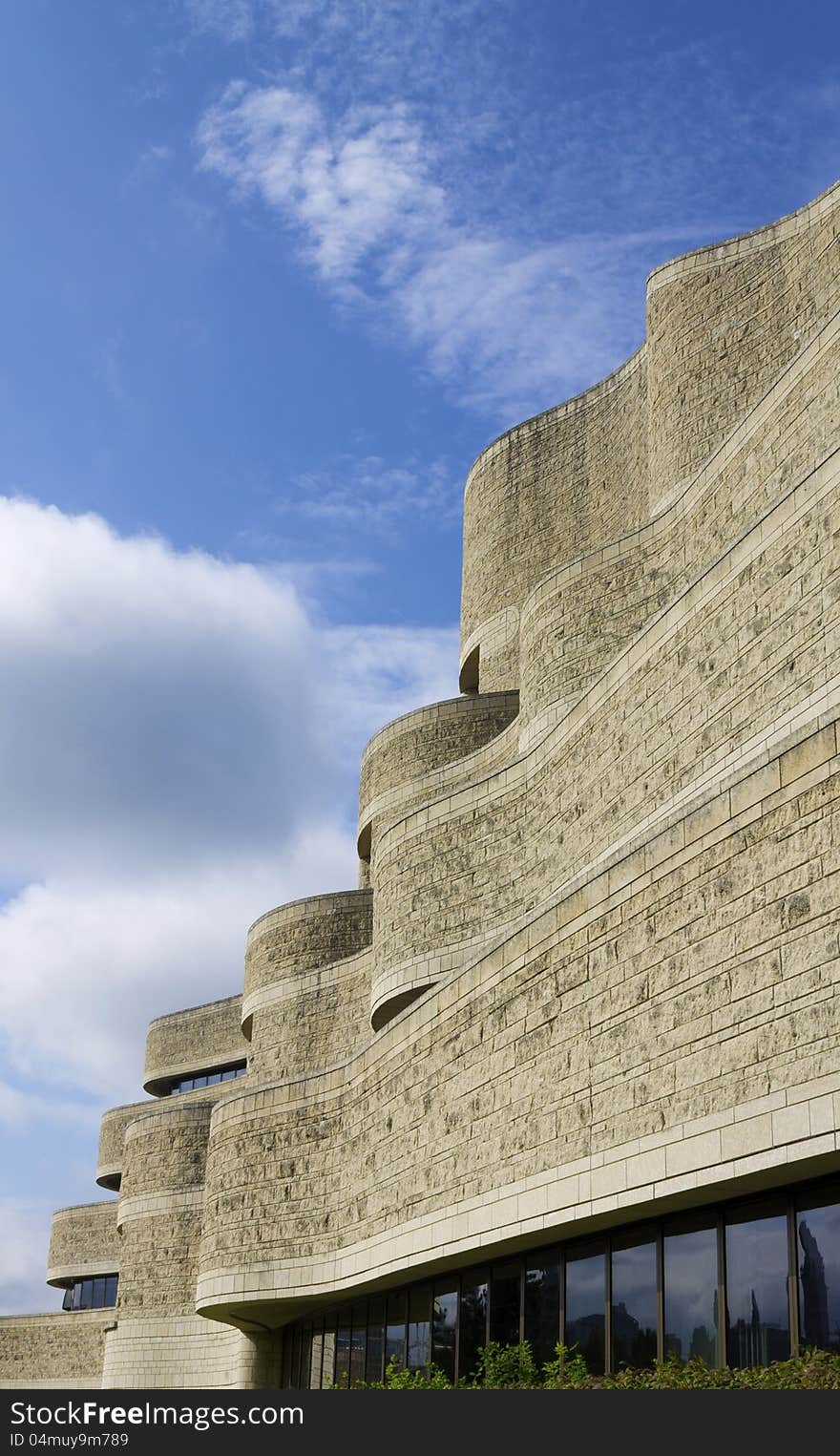 Museum of civilization architecture details Hull Quebec Canada