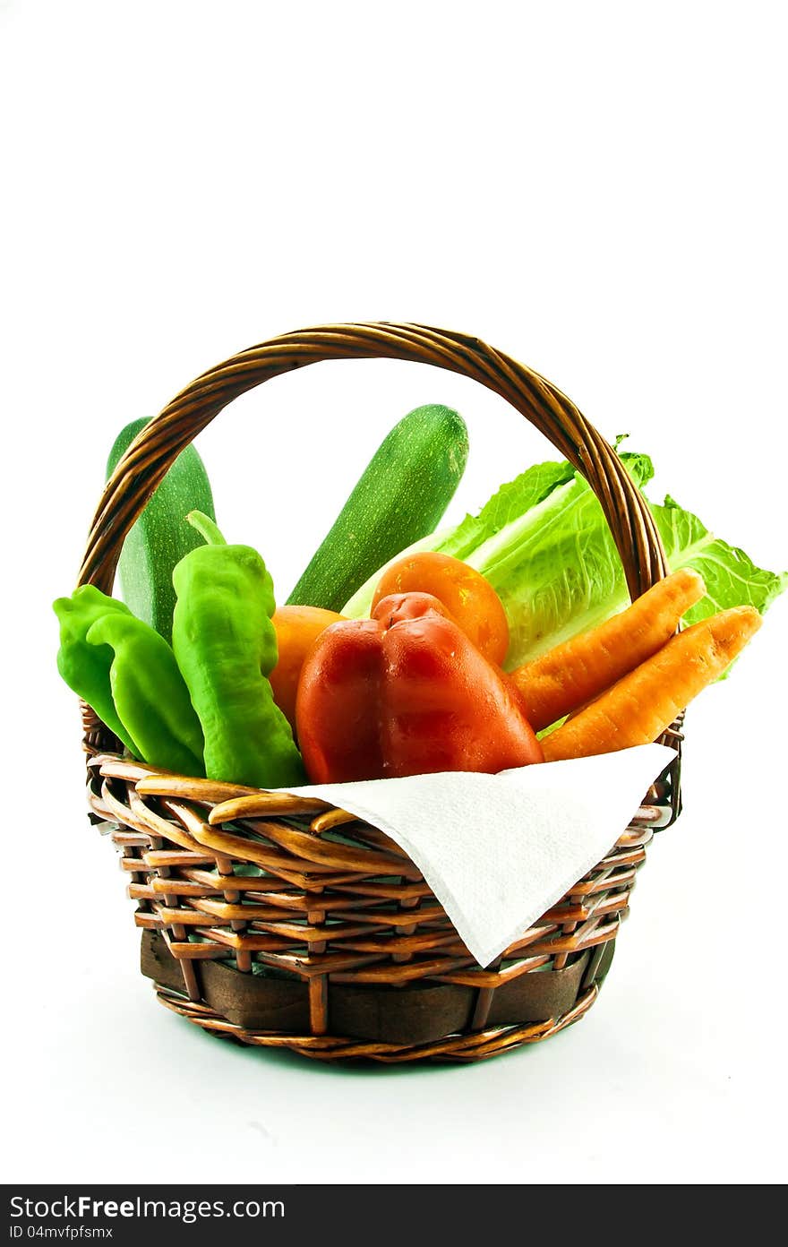 Bag with vegetables