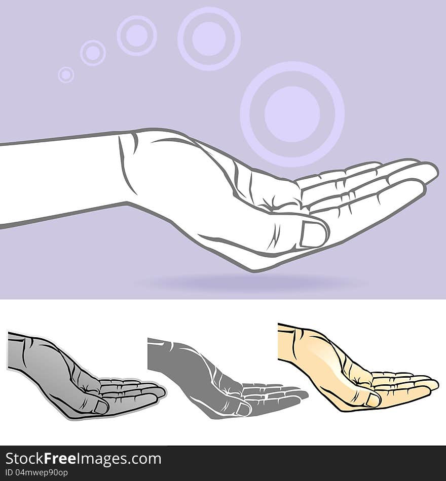 Commonly used Hand Gesture - Pointed Index Finger