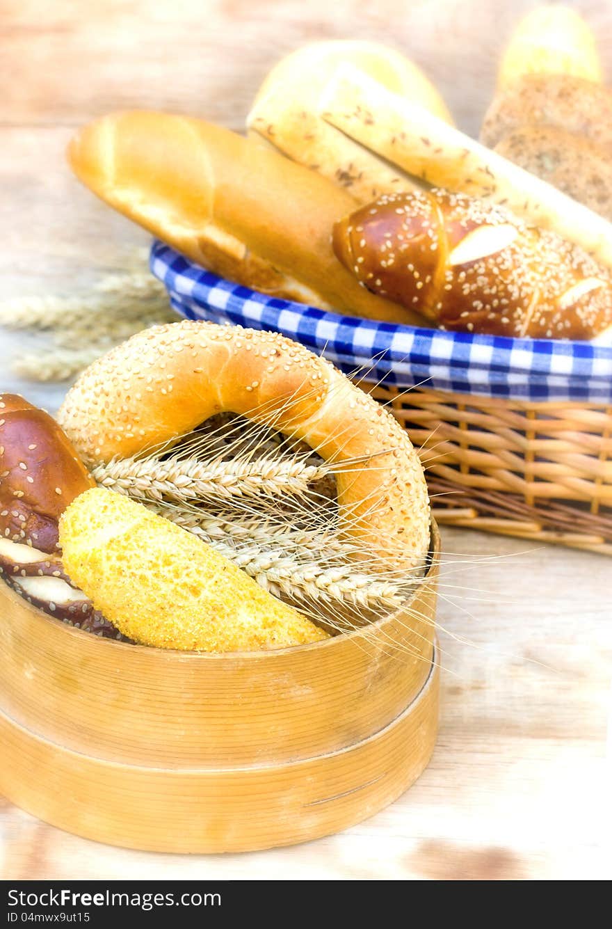 Fresh breads and pastries