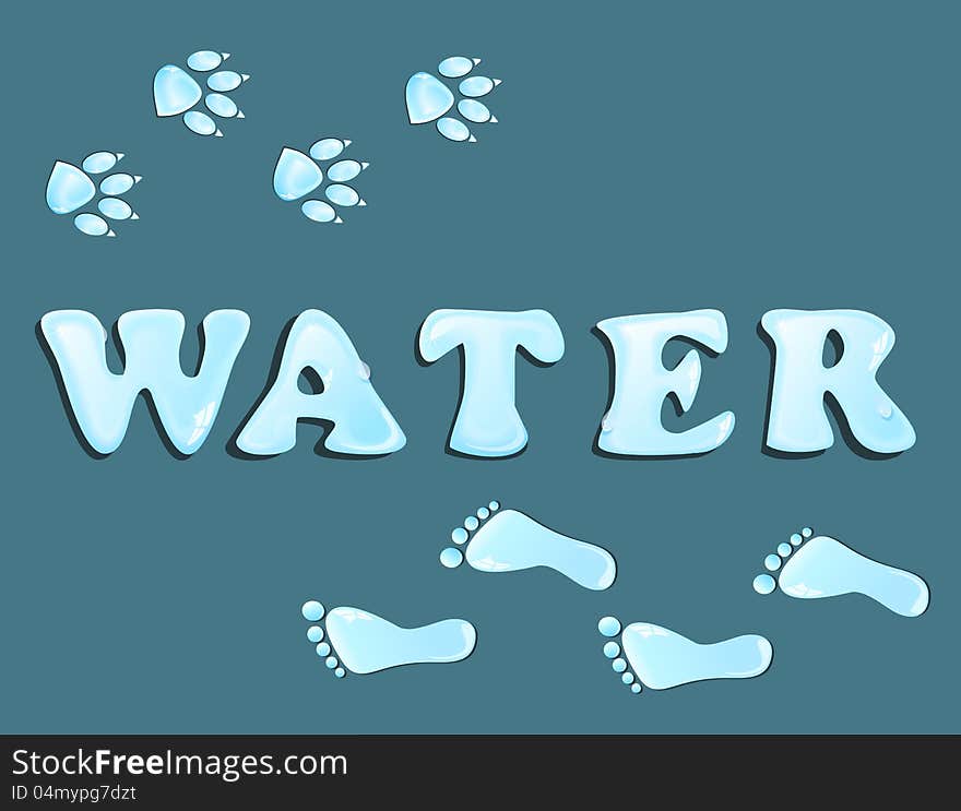 Waterdrops Footprint