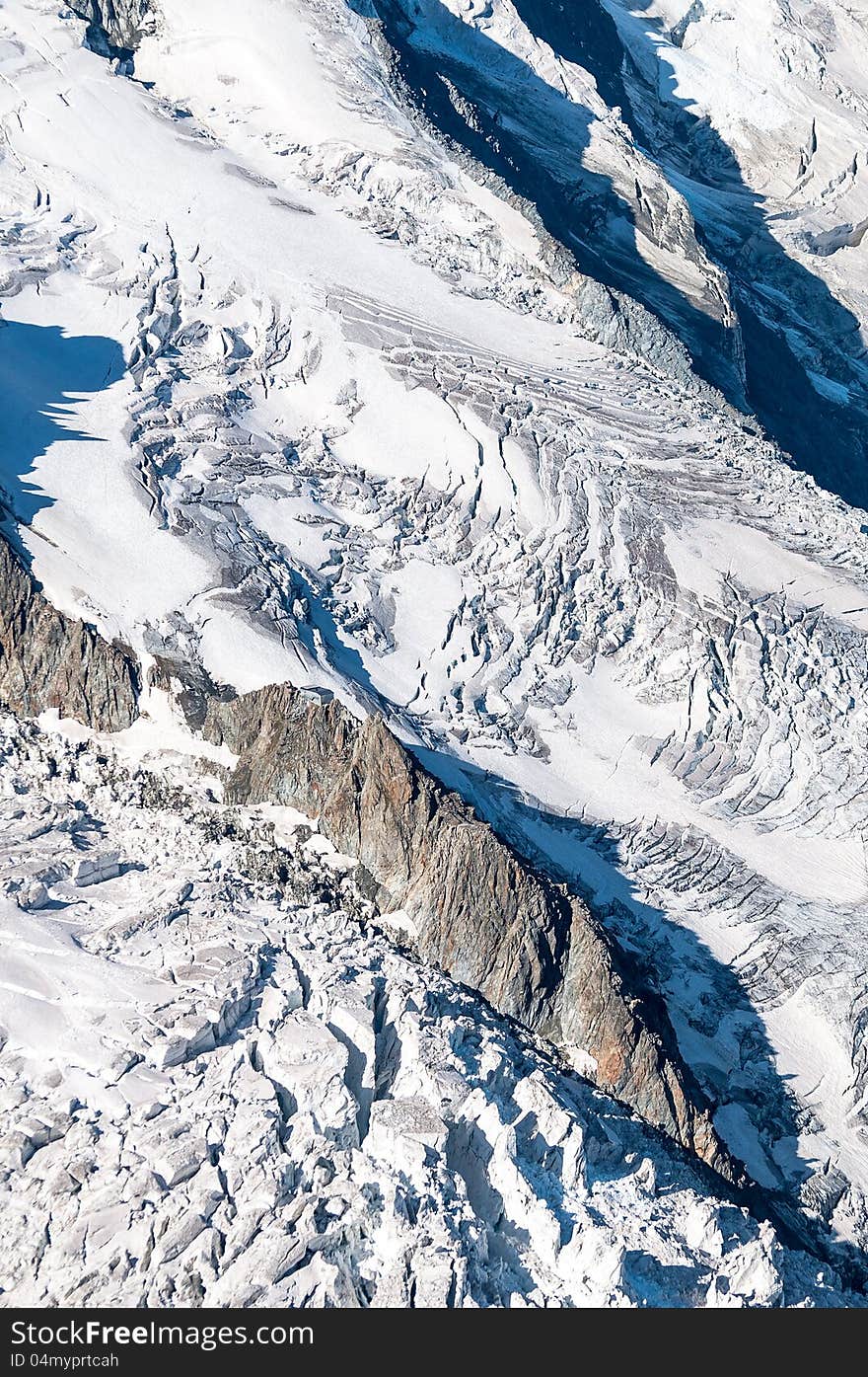 Texture of a Glacier