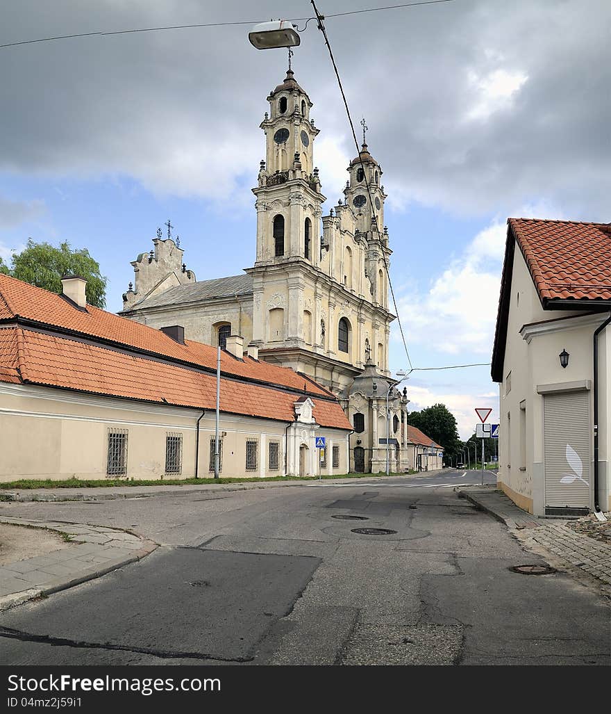 Vilnius Church of Ascension of the Lord, commonly known as Missionary Church in Vilnius. Vilnius Church of Ascension of the Lord, commonly known as Missionary Church in Vilnius