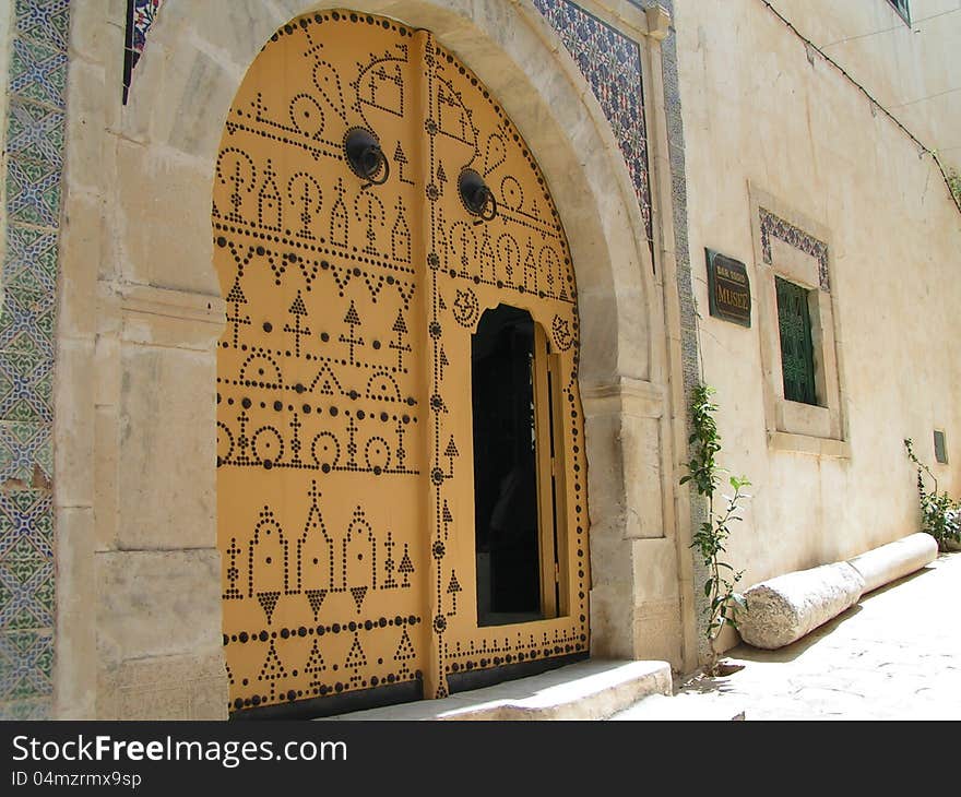 Ornate door