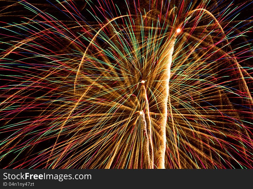 Fireworks  Show in Nagano Prefecture, Japan. Fireworks  Show in Nagano Prefecture, Japan.