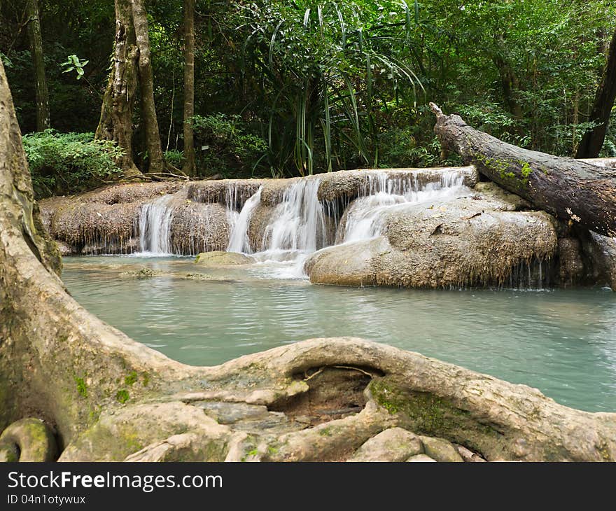 Erawan waterfall