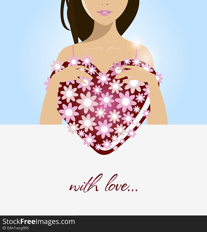 Greeting cardgreeting card. Vector illustration.