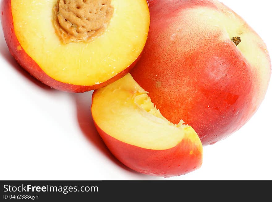 Three nectarines