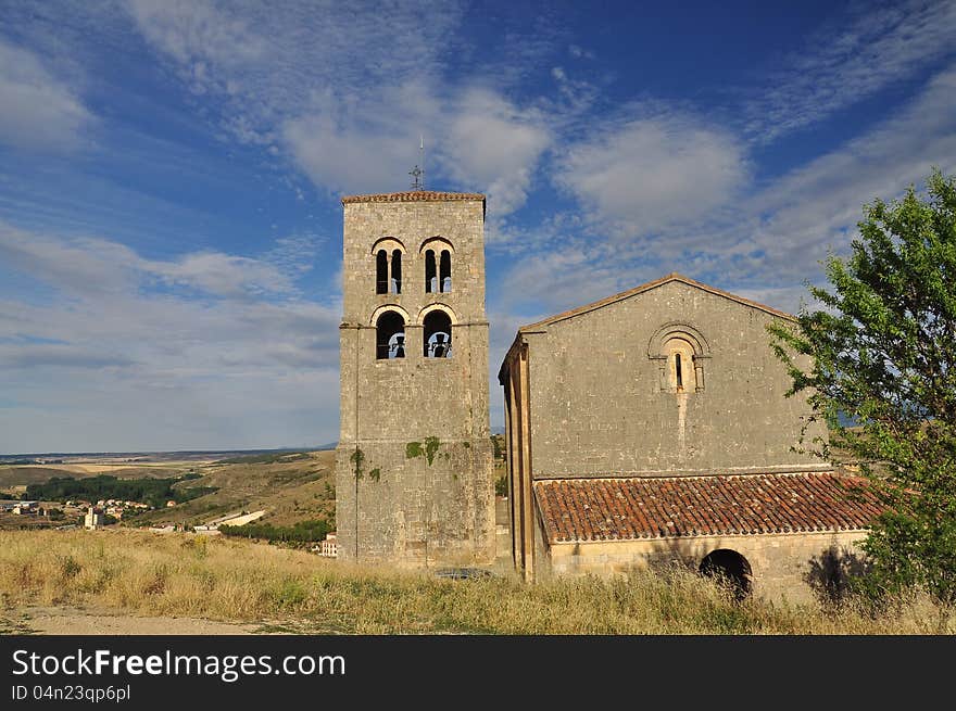 Sepulveda: main church, Castile region. Spain