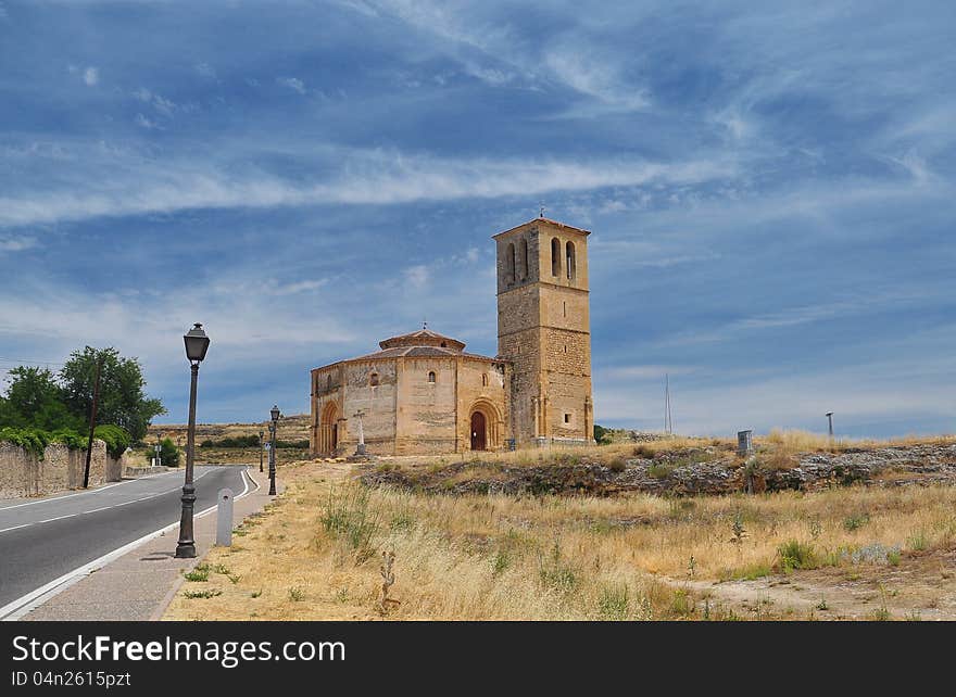 Iglesia de la vera Cruz, oldest church in Segovia, Spain. Iglesia de la vera Cruz, oldest church in Segovia, Spain