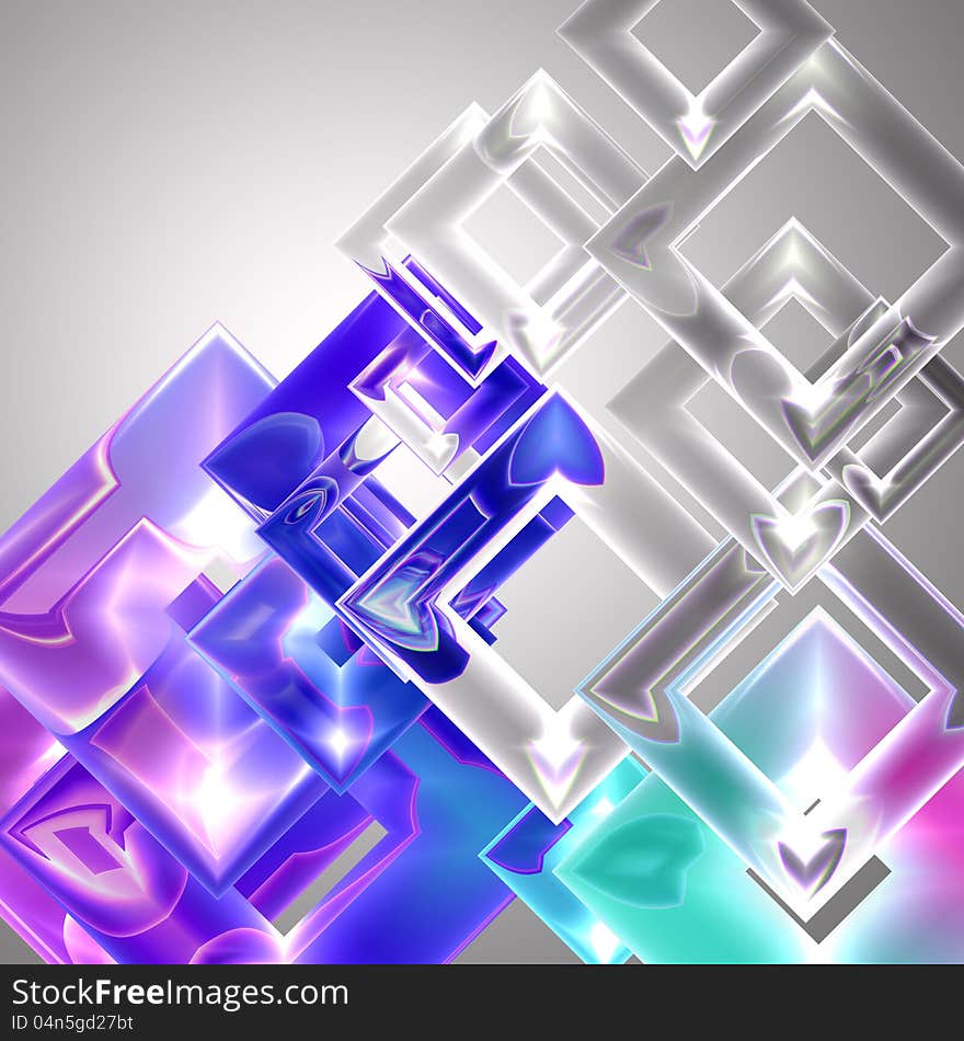 Background with varicoloured glass squares. Background with varicoloured glass squares.