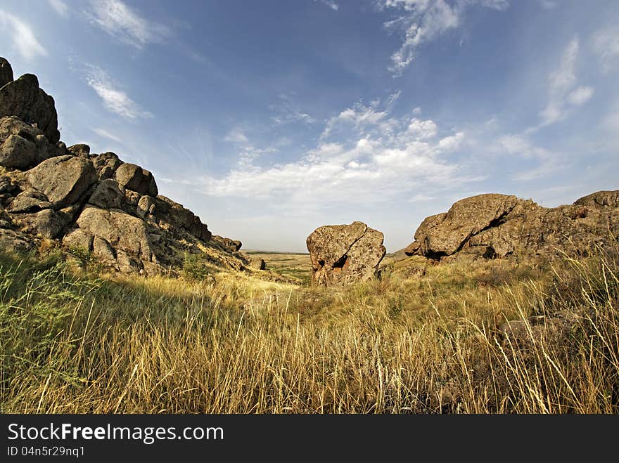 Rock erosion. Weathered. Geological formations