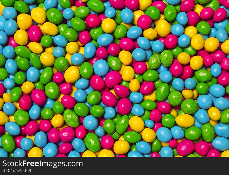 Background of sweet colorful candy. Background of sweet colorful candy