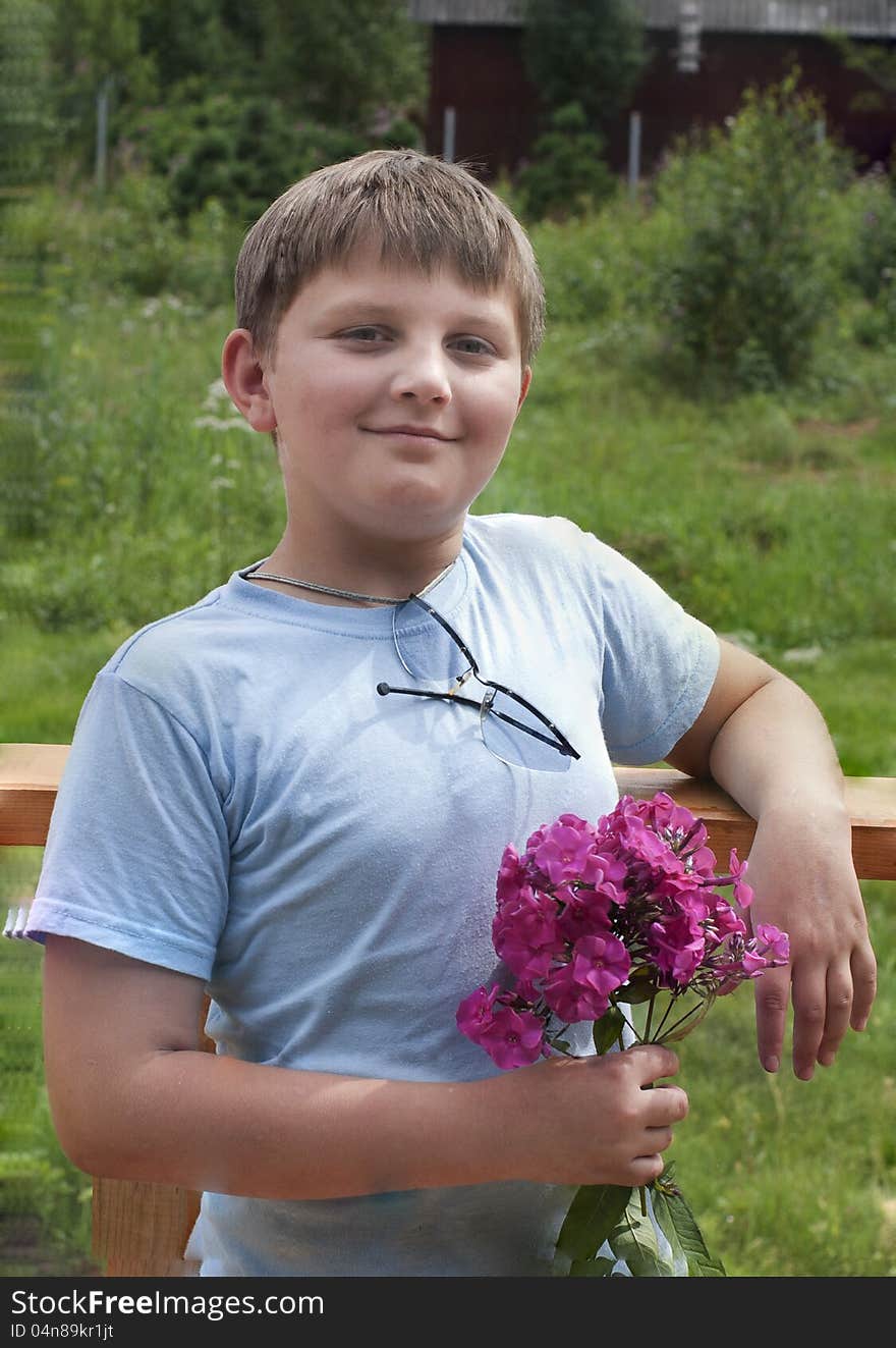 Portrait of boy