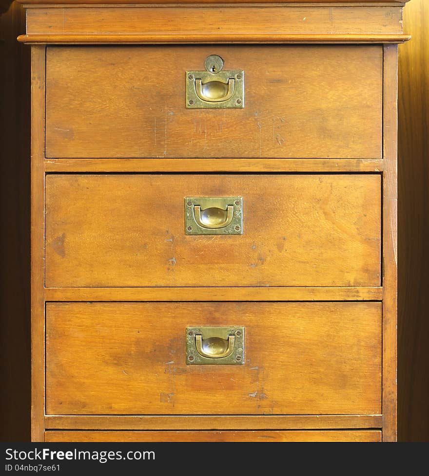 Old chest of drawers