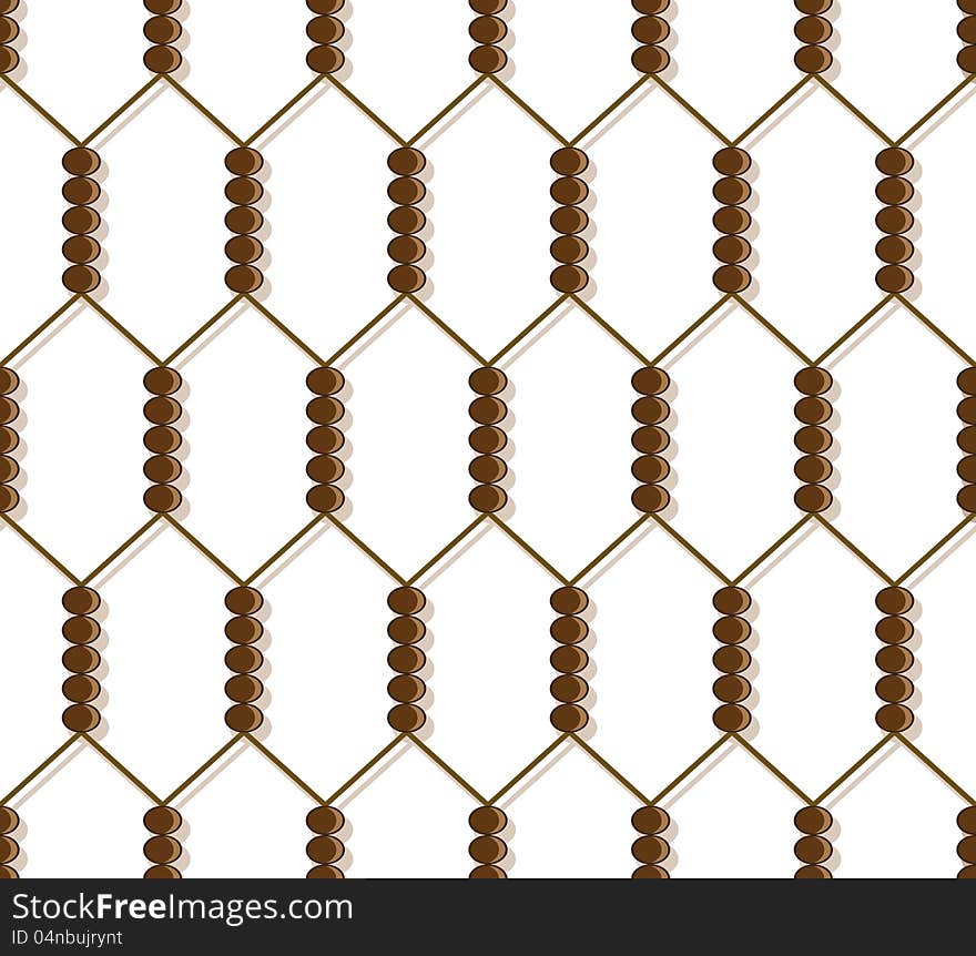 Grid with shadow, seamless geometric pattern. Grid with shadow, seamless geometric pattern