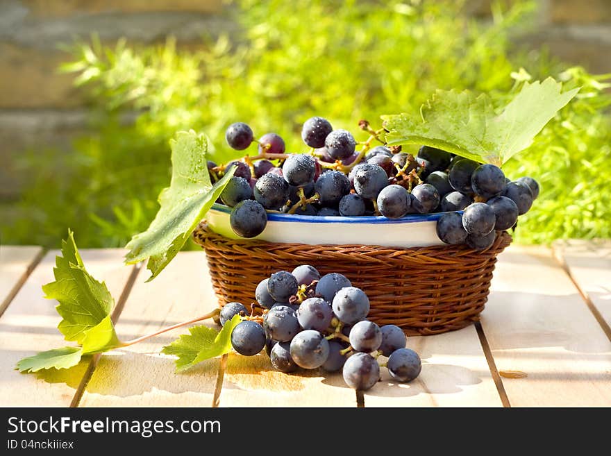 Tasty and fresh grape-healthy food