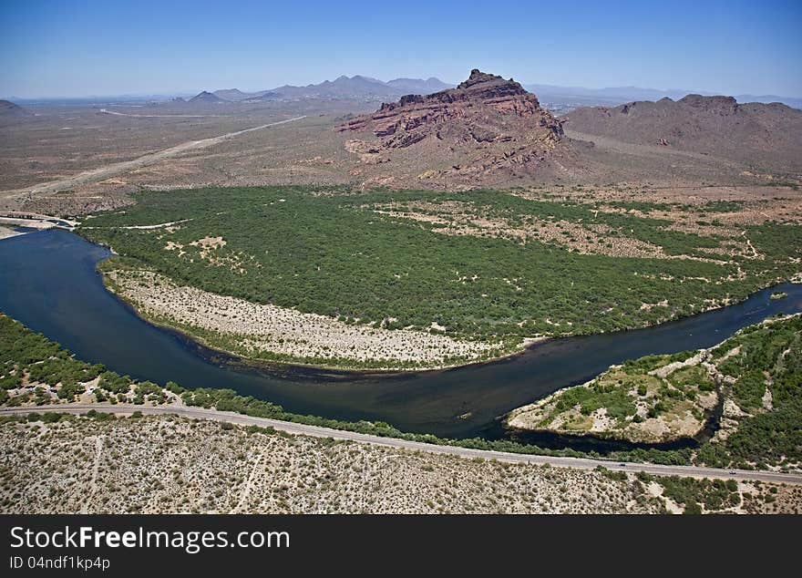 Red Mountain And The Salt River