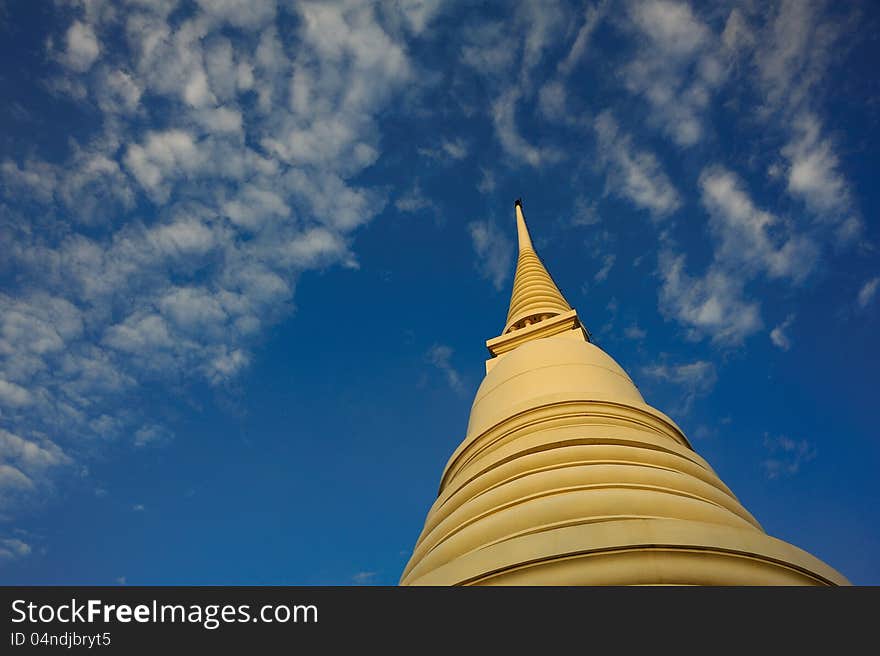 Pagoda in a temple in Thailand. Pagoda in a temple in Thailand.